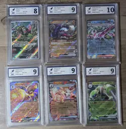 RKT Grading Pokemon Japanese Graded Cards Bundle X6 Double Rare Ultra Rare - Image 1
