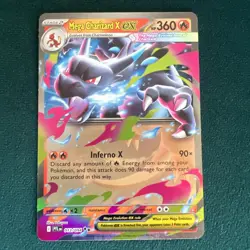Mega Charizard Ex 013/094 Phantasmal Flames Pokemon Card - Image 1