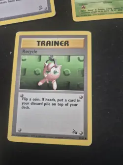 Pokemon TCG 7 Card Bundle 5 Trainer Cards 1 Base Set 1 Energy Card - Image 3