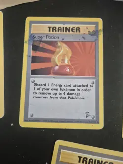 Pokemon TCG 7 Card Bundle 5 Trainer Cards 1 Base Set 1 Energy Card - Image 5