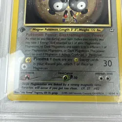 PSA 4 Magneton Holo 10/64 1st Edition W/Swirl ?? Neo Revelation 2001 Pokemon - Image 5