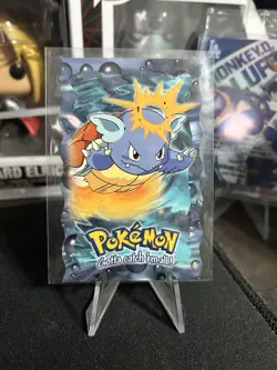 1999 TOPPS POKEMON THE MOVIE WARTORTLE #08 DIE-CUT #8 of 12 BLUE LABEL - Image 1