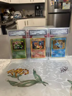 Venusaur Charizard Blastoise CD Promo AGS 9 Sequential Set Japanese Pokemon 1999 - Image 1