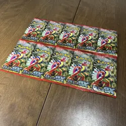 **LOT OF 10** Pokemon Card Scarlet ex sv1S Scarlet & Violet Sealed TCG Packs US - Image 1