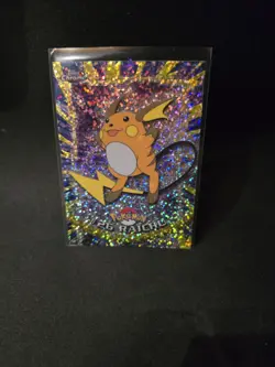 Raichu #26 - 2000 Topps Chrome TV Pokemon Card Sparkle Foil Holo - Image 1