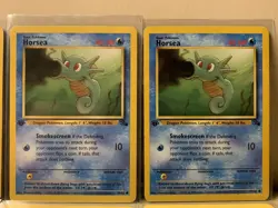 2000 Pokemon 1st Edition Fossil Set Weezing Geodude Horsea Kabuto 11 Card Lot - Image 3