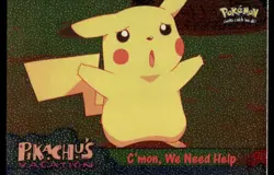 C'Mon, We Need Help [Foil] #53 Pokemon 1999 Topps Movie LP - Image 1