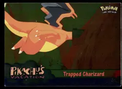 Trapped Charizard [Foil] #51 Pokemon 1999 Topps Movie LP - Image 1