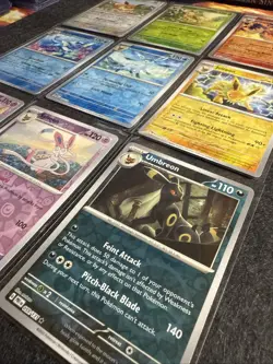 9 Prismatic Evolutions Eeveelution Pokemon Card Complete Reverse Holo Set PTCG - Image 2