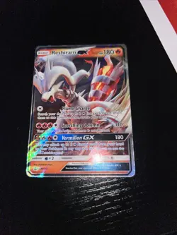 Pokemon TCG Reshiram GX Holo Promo Card Sun & Moon SM137 - Image 1