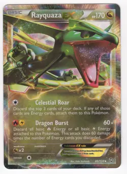 Pokemon - Rayquaza EX 85/124 Dragons Exalted Holo - Image 1