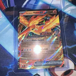 Pokemon TCG Team Rockets Moltres EX Destined Rivals 031/182 Stamped UPC Promo - Image 1