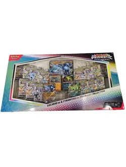Pokemon TCG SV Prismatic Evolutions Lucario EX & Tyranitar EX Premium Collection - Image 1