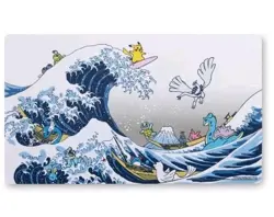 Pokemon TCG Great Wave Playmat Brand New & Sealed Pokemon Center Exclusive - Image 1