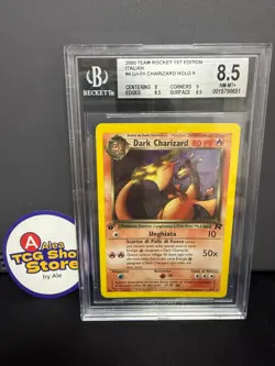 Pokemon Dark Charizard TR 4/82 Holo prima edizione BGS Voto 8,5 Team Rocket ITA - Image 1