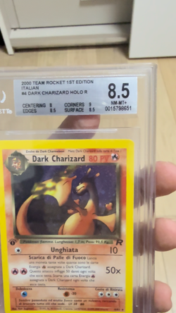 Pokemon Dark Charizard TR 4/82 Holo prima edizione BGS Voto 8,5 Team Rocket ITA - Image 2