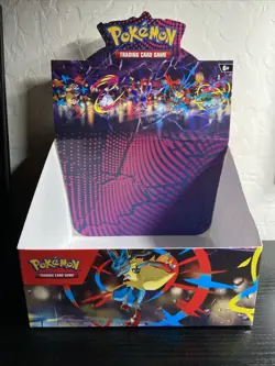 Pokemon TCG Mega Evolutions Mega Heroes Mini Tin Display Box Empty - Image 1