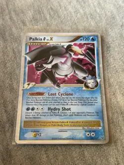 Pokemon TCG Palkia G LV.X 125/127 Platinum Holo Ultra Rare 2009 Played - Image 1