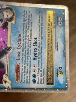 Pokemon TCG Palkia G LV.X 125/127 Platinum Holo Ultra Rare 2009 Played - Image 4