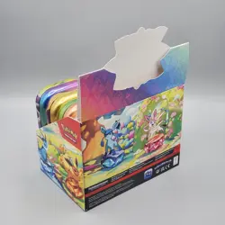 Pokemon Mini Tins Empty Prismatic Evolutions + Pokemon 151 + Display Box, Coins - Image 3