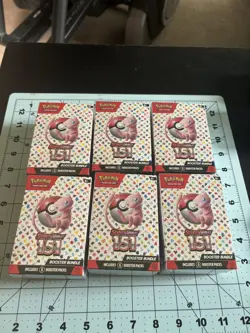 Lot of 6 Pokemon Scarlet & Violet 151 Booster Bundle New Sealed - Image 1