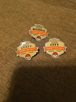 Pokemon Official SEALED City, State, Regional Championships 2004-2007 Pin!! - Image 1