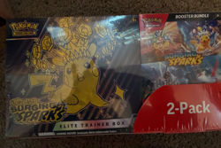 Pokemon Surging Sparks Elite Trainer Box and Booster Bundle Costco, 2-Pack - Image 1