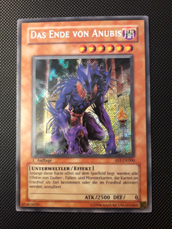 Yu-Gi-Oh! Das Ende von Anubis, AST-DE000, Secret Rare, 1. Auflage, NM-GD - Image 1