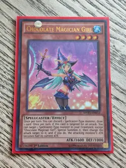 YUGIOH! Chocolate Magician Girl MVP1-EN052 Ultra Rare 1st Edition NM - Image 1