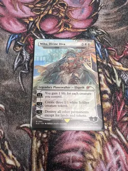 MTG English Miku, Divine Diva - Elspeth Tirel NM Normal Secret Lair - Image 1