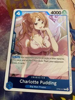 OP06-047 Charlotte Pudding English One Piece Card Game - Image 1
