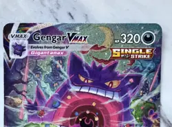 Gengar VMAX Alt Art Fusion 271/264 Strike Holo LP Swsh08: Pokemon Card - Image 4