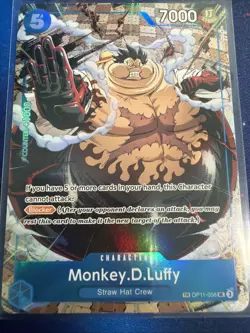 OP11-058TR Monkey.D.Luffy op13 English One Piece TCG Card Treasure rare - Image 1
