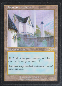 Tolarian Academy Magic Card Urza's Saga MTG Reserved List - Image 1