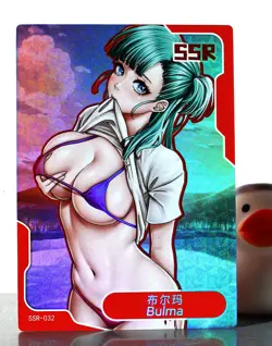 Senpai Goddess Haven hentai card - Bulma - Dragon Ball - SSR-032 sexy waifu - Image 4