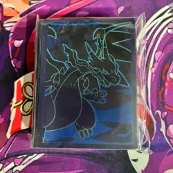 Mega Evolution Phantasmal Flames Mega Charizard ETB Card Sleeves 65 count! - Image 1