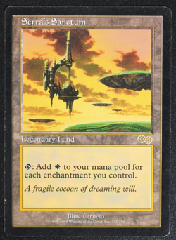 Serra's Sanctum Urza's Saga Magic Card MTG Reserved List - Image 1