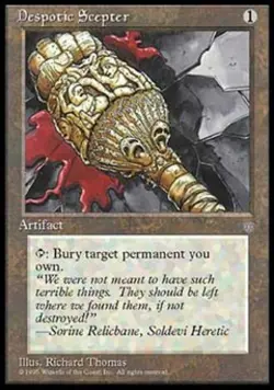 MTG English Despotic Scepter NM Normal Ice Age - Image 1