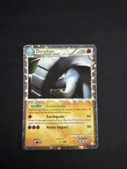 Pokemon TCG Donphan Prime HeartGold SoulSilver Holo Rare Card 107/123 - Image 1