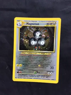 Pokemon Cards: Neo Revelation Rare Holo: Magneton 10/64 - Image 1