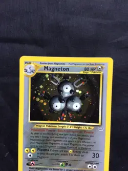 Pokemon Cards: Neo Revelation Rare Holo: Magneton 10/64 - Image 2