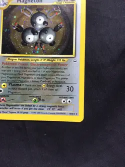 Pokemon Cards: Neo Revelation Rare Holo: Magneton 10/64 - Image 5