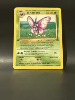 1st edition Venomoth 29/64 regular jungle Pokemon Card - Image 1