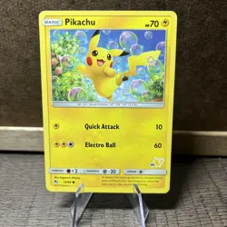 Pikachu Regular Common Lightning 2019 Hidden Fates Pokemon TCG Card 19/68 - Image 1