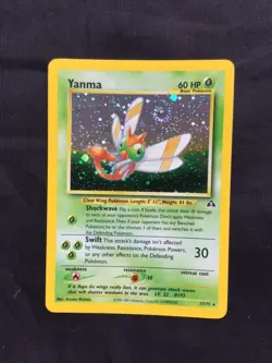 Pokemon Cards: Neo Discovery Rare Holo: Yanma 17/75 - Image 1