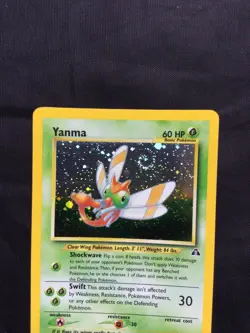 Pokemon Cards: Neo Discovery Rare Holo: Yanma 17/75 - Image 2