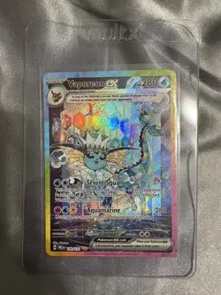 Pokemon TCG Vaporeon EX 149/131 SV Prismatic Evolutions Holo Card Sir - Image 1