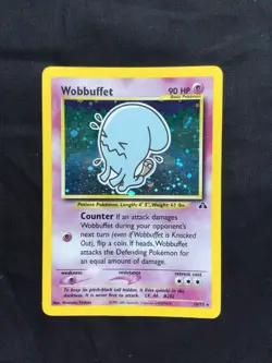 Pokemon Cards: Neo Discovery Rare Holo: Wobbuffet 16/75 - Image 1