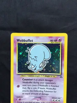 Pokemon Cards: Neo Discovery Rare Holo: Wobbuffet 16/75 - Image 2
