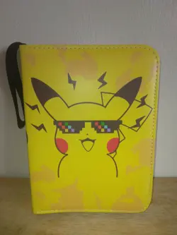 Pokemon TCG Pikachu 3-Ring Zipper Card Binder - Image 1